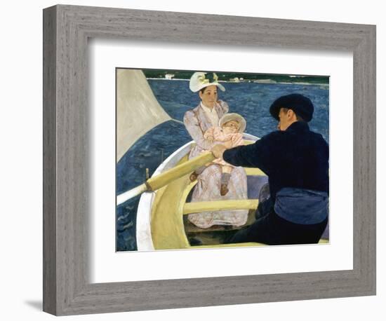 Cassatt: Boating, 1893-4-Mary Cassatt-Framed Giclee Print