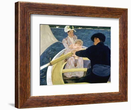 Cassatt: Boating, 1893-4-Mary Cassatt-Framed Giclee Print