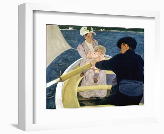 Cassatt: Boating, 1893-4-Mary Cassatt-Framed Giclee Print