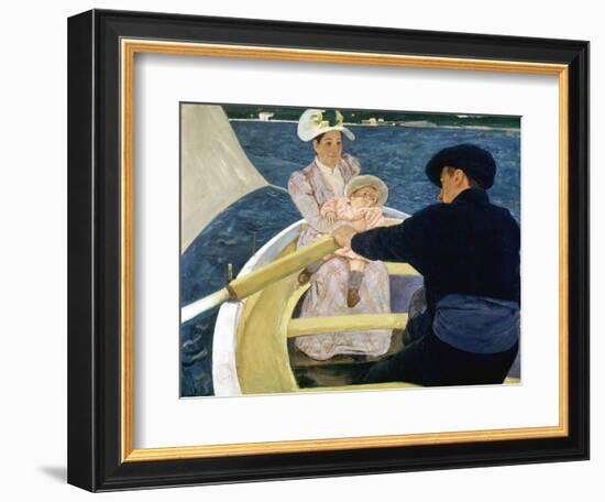 Cassatt: Boating, 1893-4-Mary Cassatt-Framed Giclee Print