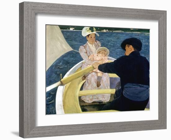 Cassatt: Boating, 1893-4-Mary Cassatt-Framed Giclee Print