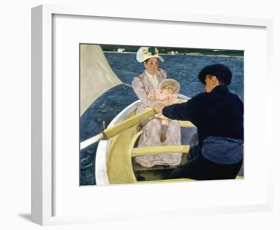 Cassatt: Boating, 1893-4-Mary Cassatt-Framed Giclee Print