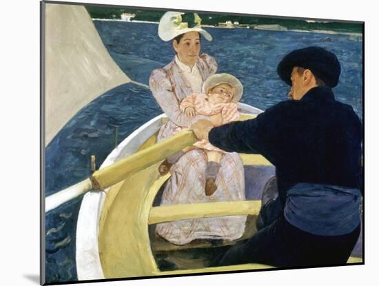 Cassatt: Boating, 1893-4-Mary Cassatt-Mounted Giclee Print