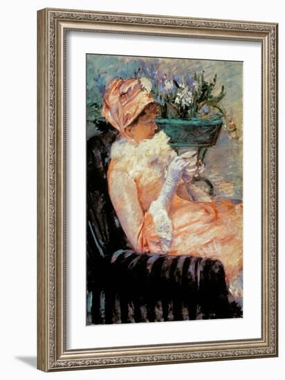 Cassatt: Cup Of Tea, 1879-Mary Cassatt-Framed Giclee Print