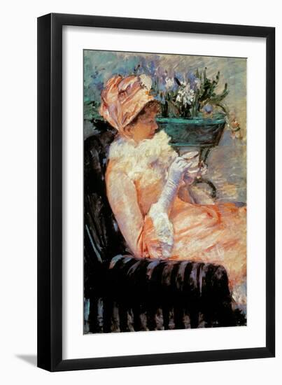 Cassatt: Cup Of Tea, 1879-Mary Cassatt-Framed Giclee Print