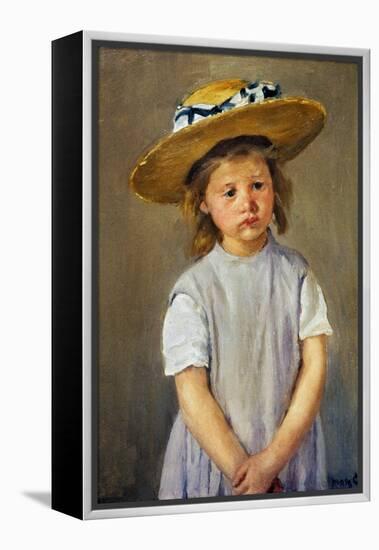 Cassatt: Girl, C1886-Mary Cassatt-Framed Premier Image Canvas