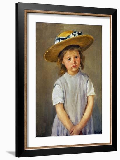 Cassatt: Girl, C1886-Mary Cassatt-Framed Giclee Print