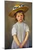 Cassatt: Girl, C1886-Mary Cassatt-Mounted Giclee Print