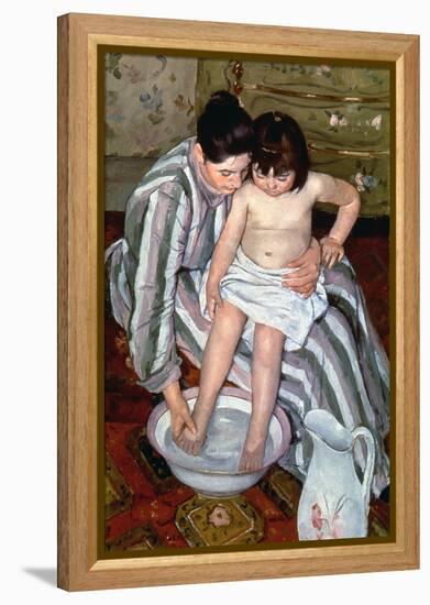 Cassatt: The Bath, 1891-2-Mary Cassatt-Framed Premier Image Canvas