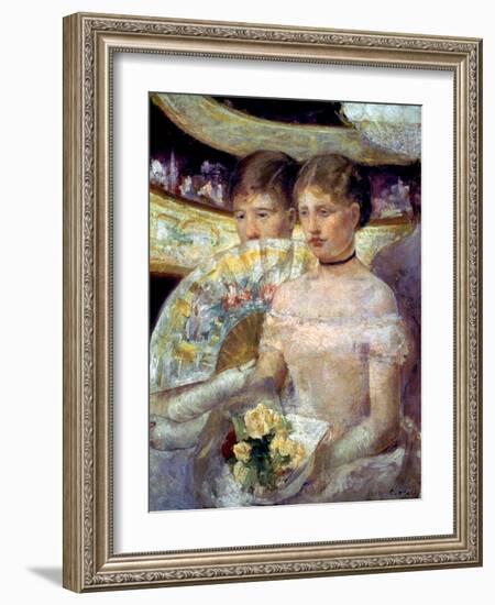 Cassatt: The Loge, 1882-Mary Cassatt-Framed Giclee Print