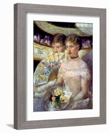 Cassatt: The Loge, 1882-Mary Cassatt-Framed Giclee Print