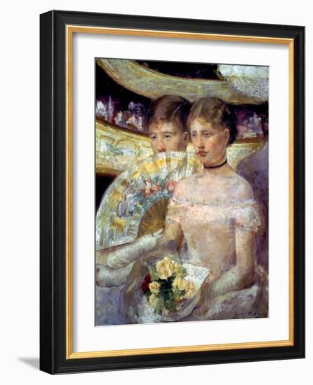 Cassatt: The Loge, 1882-Mary Cassatt-Framed Giclee Print