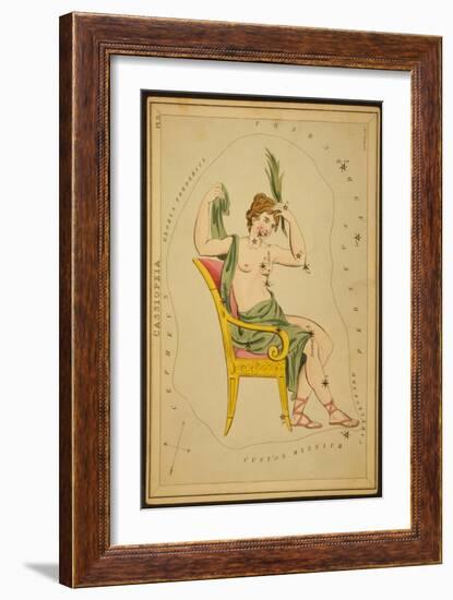 Cassiopeia Constellation, 1825-Science Source-Framed Giclee Print