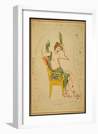 Cassiopeia Constellation, 1825-Science Source-Framed Giclee Print