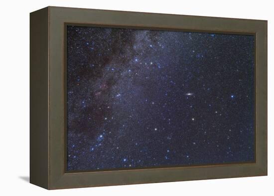 Cassiopeia, Perseus and Andromeda Area of the Northern Autumn Sky-null-Framed Premier Image Canvas