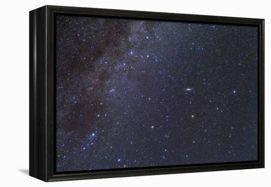 Cassiopeia, Perseus and Andromeda Area of the Northern Autumn Sky-null-Framed Premier Image Canvas