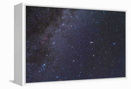 Cassiopeia, Perseus and Andromeda Area of the Northern Autumn Sky-null-Framed Premier Image Canvas