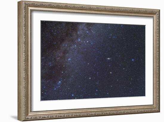 Cassiopeia, Perseus and Andromeda Area of the Northern Autumn Sky-null-Framed Photographic Print