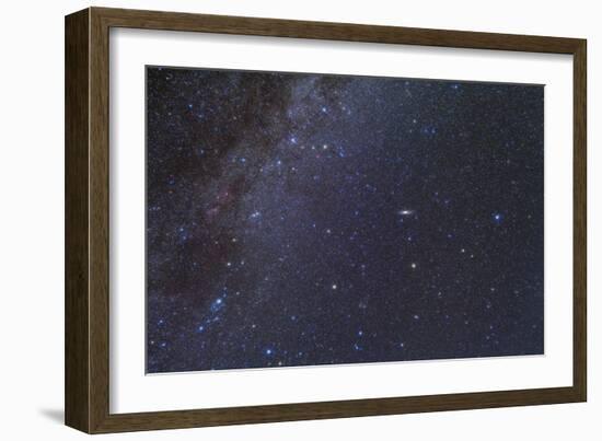 Cassiopeia, Perseus and Andromeda Area of the Northern Autumn Sky-null-Framed Photographic Print