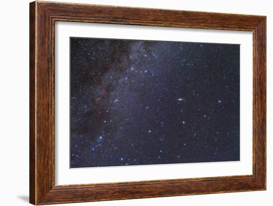 Cassiopeia, Perseus and Andromeda Area of the Northern Autumn Sky--Framed Photographic Print