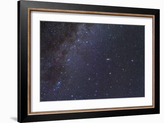 Cassiopeia, Perseus and Andromeda Area of the Northern Autumn Sky-null-Framed Photographic Print