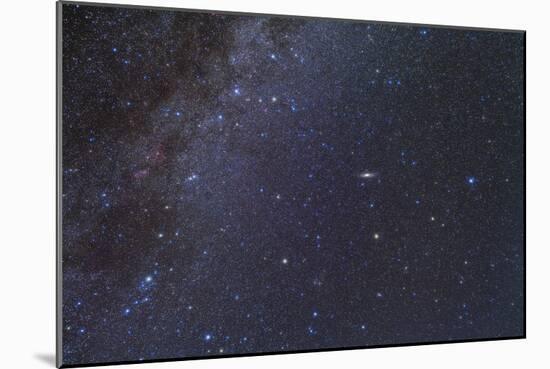 Cassiopeia, Perseus and Andromeda Area of the Northern Autumn Sky-null-Mounted Photographic Print
