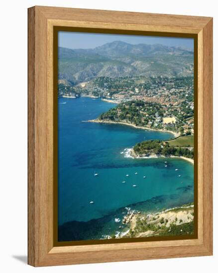 Cassis, Bouches Du Rhone, Cotes Des Calanques, Mediterranean Coast, Provence, France-David Hughes-Framed Premier Image Canvas