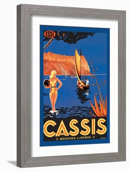 Cassis: Bouches du Rhone-null-Framed Art Print