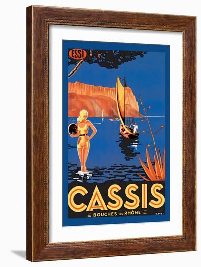 Cassis: Bouches du Rhone-null-Framed Art Print