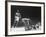 Cassius Clay Dancing Around Ring, Looking at Floyd Patterson, Whom He Has Just Knocked Down-Art Rickerby-Framed Premium Photographic Print