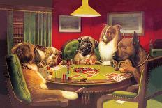 Poker Dogs-Cassius Marcellus Coolidge-Art Print