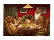 Poker Dogs-Cassius Marcellus Coolidge-Framed Art Print