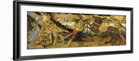 Cassone Panel: the Farewell of Achilles and Briseis-null-Framed Giclee Print