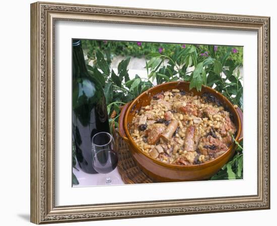 Cassoulet De Carcassonne, Hameau De Saint Martin, Languedoc-Roussillon, France-Bruno Barbier-Framed Photographic Print