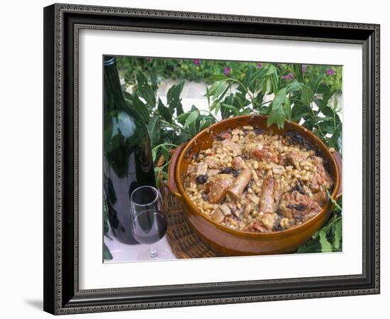 Cassoulet De Carcassonne, Hameau De Saint Martin, Languedoc-Roussillon, France-Bruno Barbier-Framed Photographic Print