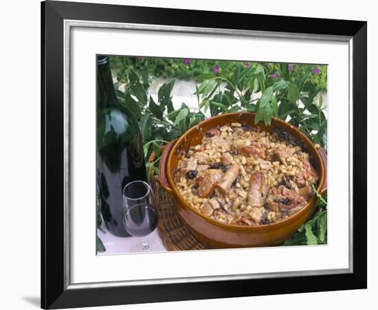 Cassoulet De Carcassonne, Hameau De Saint Martin, Languedoc-Roussillon, France-Bruno Barbier-Framed Photographic Print