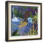 Cassowary In The Rainforest-Cindy Wider-Framed Giclee Print