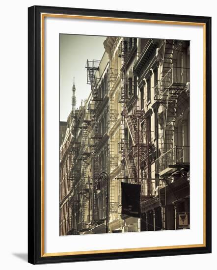 Cast Iron Architecture, Greene Street, Soho, Manhattan, New York City, USA-Jon Arnold-Framed Photographic Print
