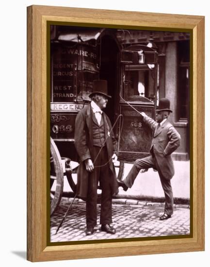 Cast Iron Billy from Street Life in London-John Thomson-Framed Premier Image Canvas