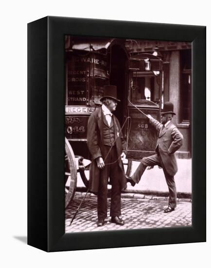 Cast Iron Billy from Street Life in London-John Thomson-Framed Premier Image Canvas