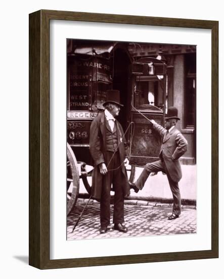 Cast Iron Billy from Street Life in London-John Thomson-Framed Giclee Print