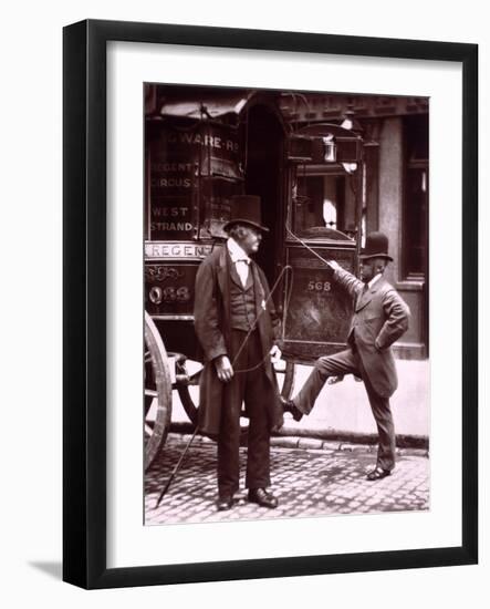 Cast Iron Billy from Street Life in London-John Thomson-Framed Giclee Print