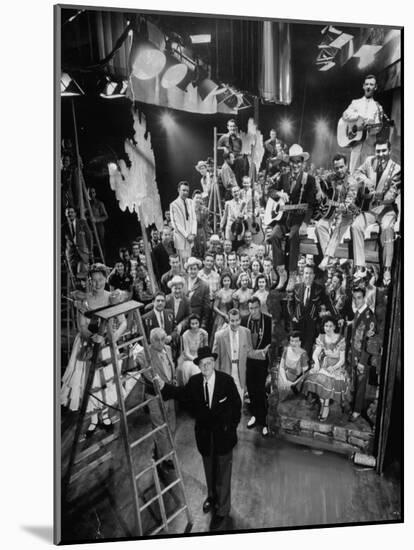 Cast Members of the Grand Ole Opry-Yale Joel-Mounted Photographic Print