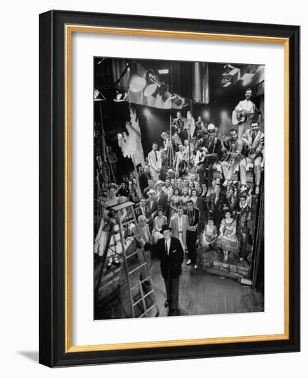 Cast Members of the Grand Ole Opry-Yale Joel-Framed Photographic Print