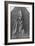 'Cast of Drapery for a Figure Kneeling to the Left', c1475 (1945)-Leonardo Da Vinci-Framed Giclee Print