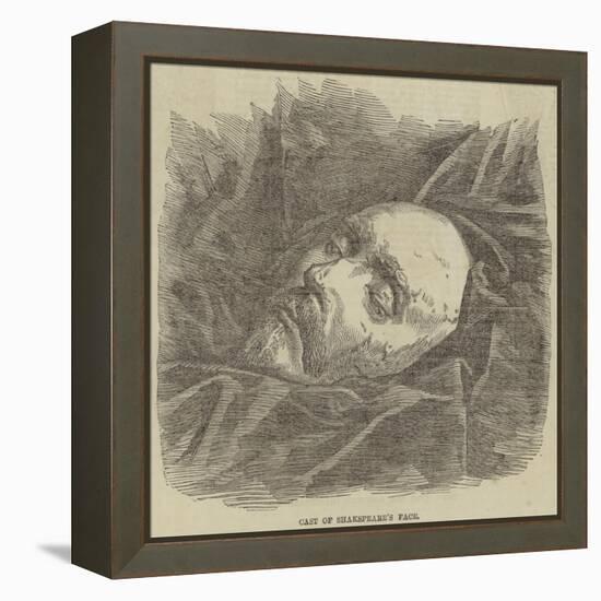 Cast of Shakespeare's Face-null-Framed Premier Image Canvas