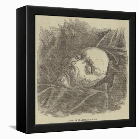 Cast of Shakespeare's Face-null-Framed Premier Image Canvas