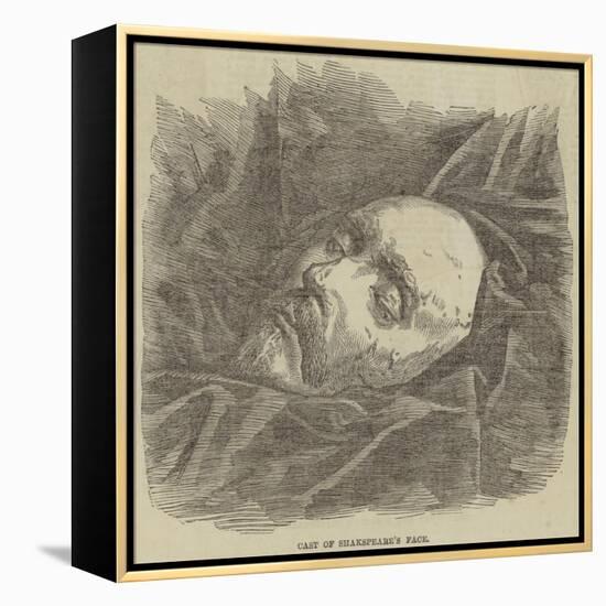 Cast of Shakespeare's Face-null-Framed Premier Image Canvas