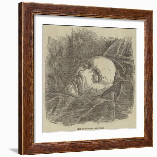 Cast of Shakespeare's Face-null-Framed Giclee Print