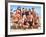 Cast of Syndicated Tv Series Baywatch Filming an Episode in Huntington Beach, Ca-Mirek Towski-Framed Premium Photographic Print